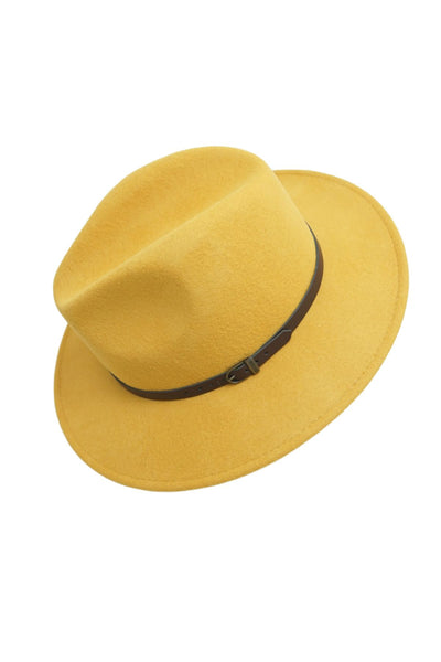 Giselle Soft Wool Yellow Hat - The Fabulous Rag 